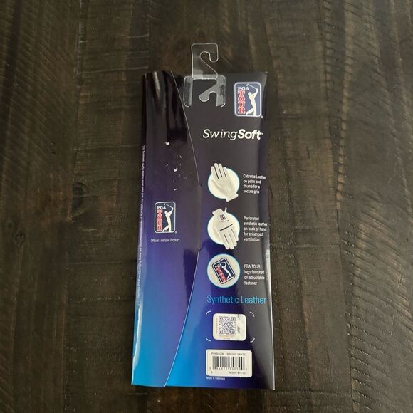 PGA Tour Men's SwingSoft Synthetic Leather Golf Glove Left Hand S NWT - Picture 2 of 4
